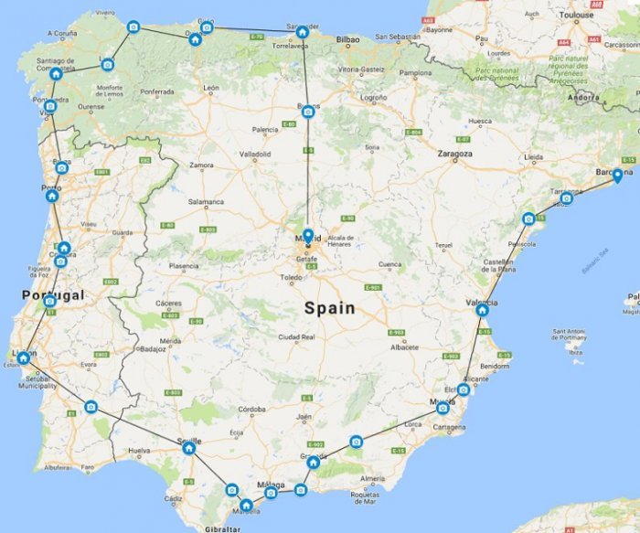 Best Of Spain And Portugal Tour Spain Road Trip Itinerary