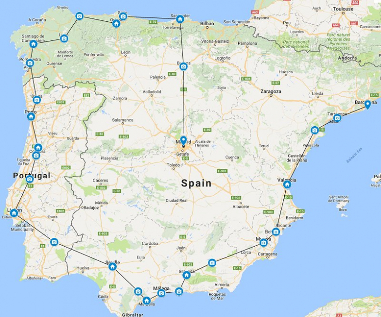 Best of Spain And Portugal Tour - Road Trip Itinerary
