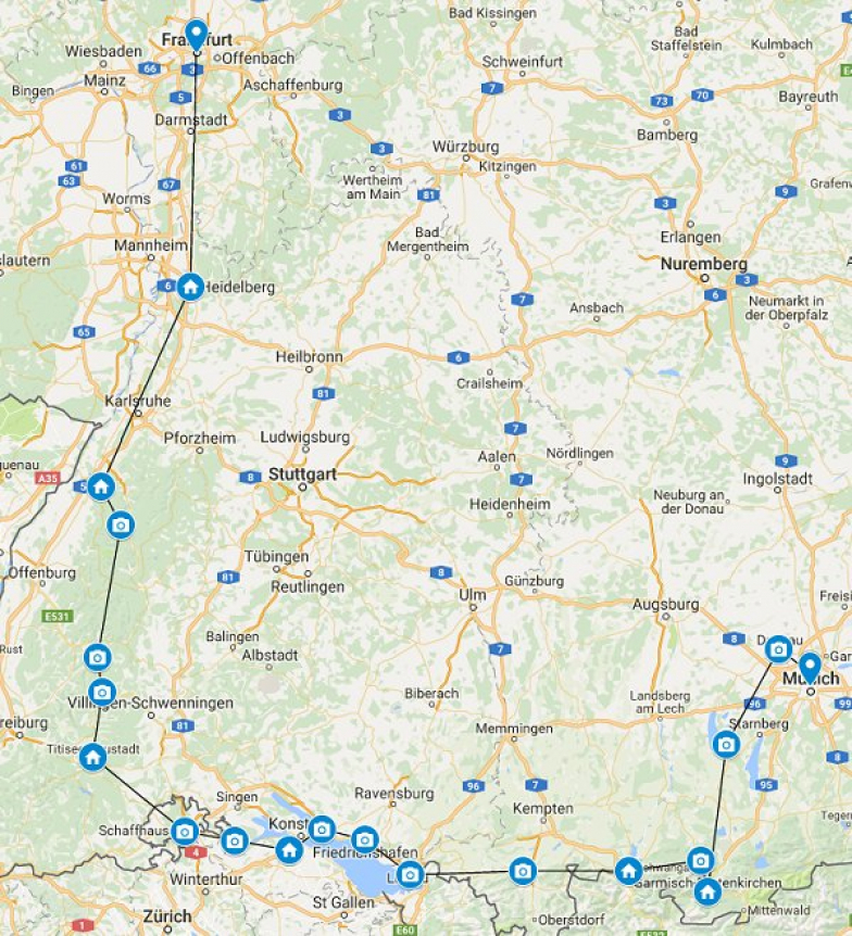 Black Forest Experience Road Trip Itinerary