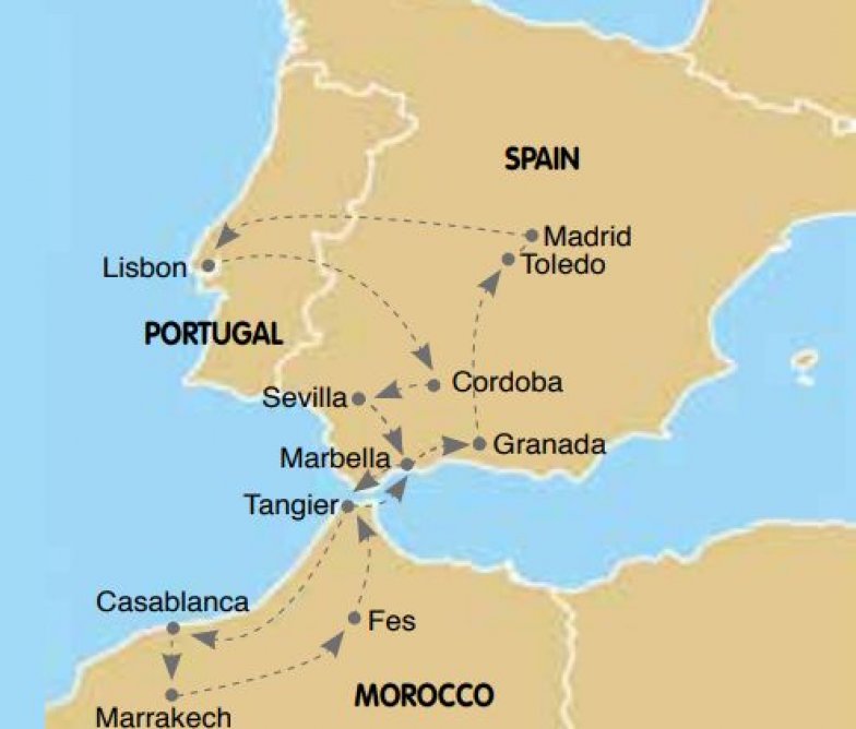 Portugal Andalucia Morocco Bus Tour